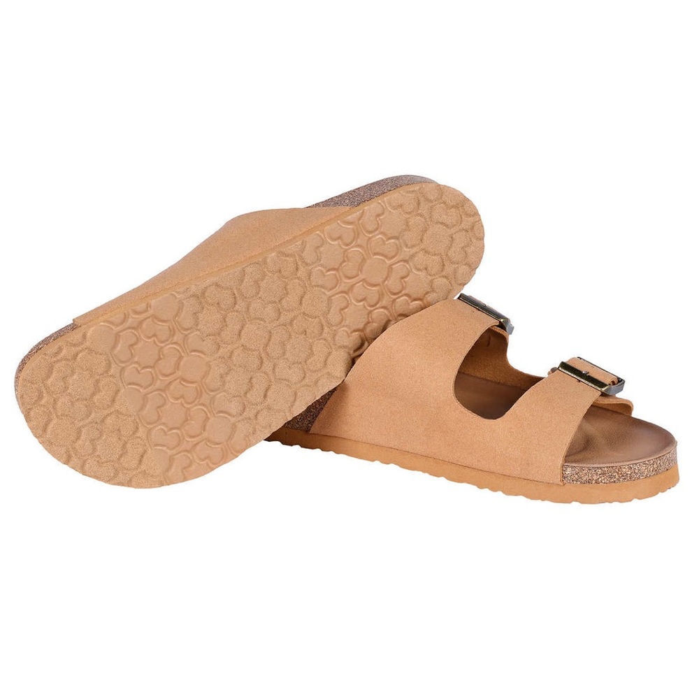 Sketchers luxe foam suede sandals tan size 10 NWT in a box - Picture 5 of 7